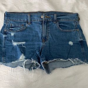 Distressed Boyfriend Shorts